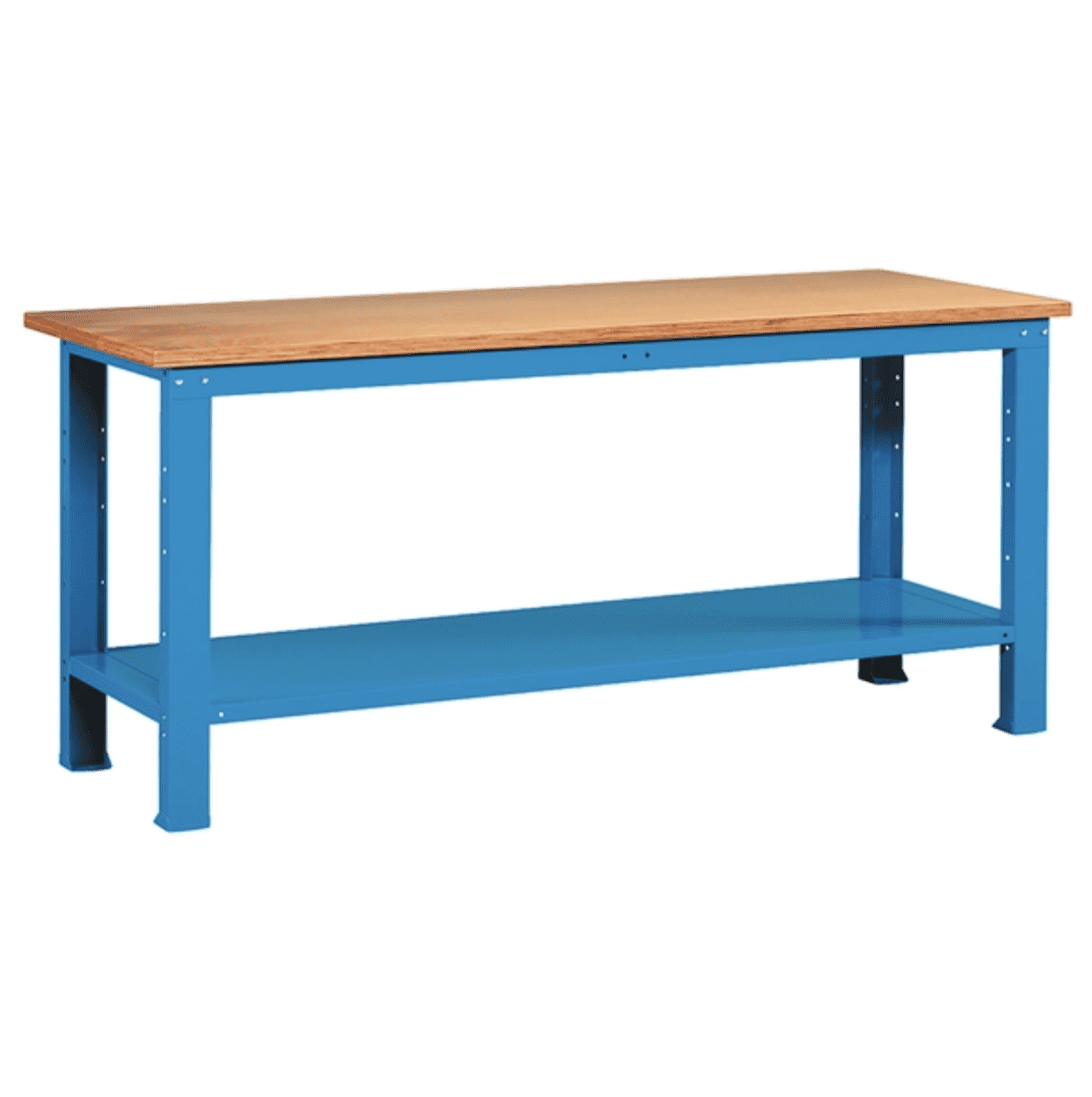 Technomat - Workbench, W200xD75xH88cm, multiplex, blue color