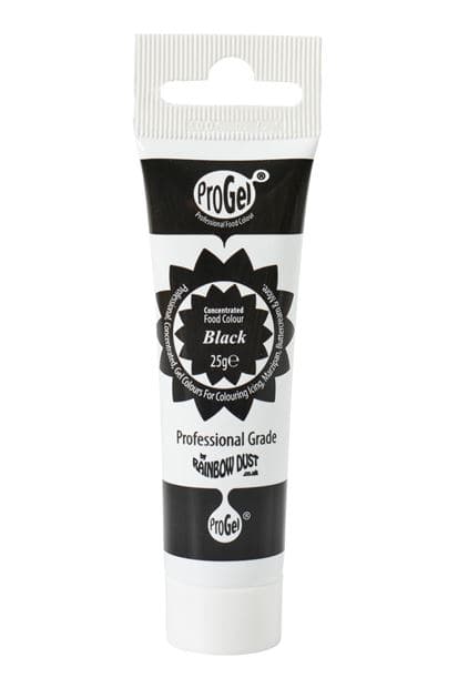 RAINBOWDUST Color gel for black sugar paste H 12.5 cm - best price from Maltashopper.com CS568358
