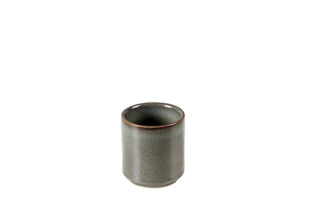 MINERAL GRAPHITE Gray espresso cup H 6.7 cm - Ø 6 cm - best price from Maltashopper.com CS667121