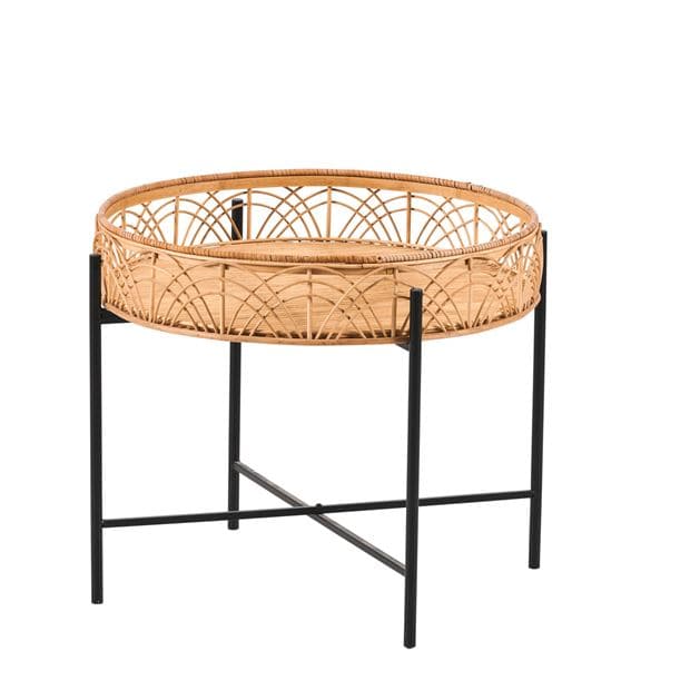 MONARC Natural coffee table H 52 cm - Ø 60 cm - best price from Maltashopper.com CS665252