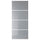BJÖRNÖYA - BJÖRNÖYA 4 panels for sliding door frame, grey tinted effect, 100x236 cm
