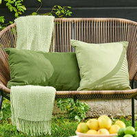 BAYA Light green cushion W 45 x L 45 cm - best price from Maltashopper.com CS671811