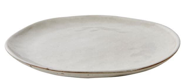 EARTH MARL Flat plate creamØ 28 cm - best price from Maltashopper.com CS629951