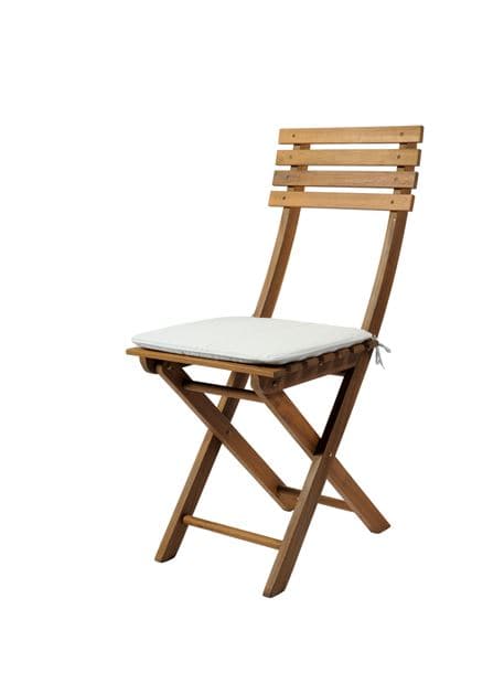 KOS Natural folding chair H 86 x W 37 x D 54 cm