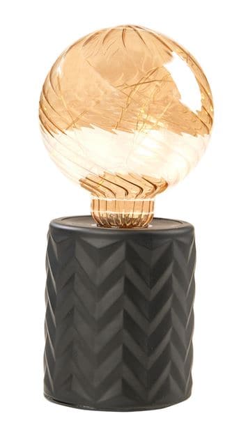 Eden Decorative Lamp Neroh 21 cm - Ø 10 cm - best price from Maltashopper.com CS642747