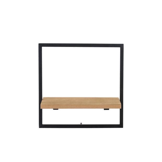 MIX & MATCH Wall organizer black, natural H 25 x W 25 x D 15 cm - best price from Maltashopper.com CS620802