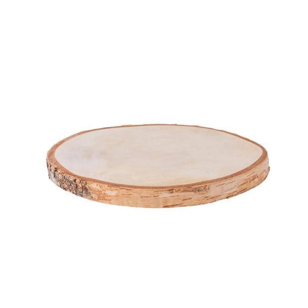 BIRCH Natural plate D 2 cm - Ø 23 cm - best price from Maltashopper.com CS655662