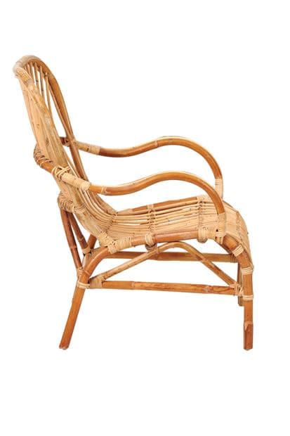 BANDUNG Lounge chair natural H 88 x W 67 x D 79 cm - best price from Maltashopper.com CS630469