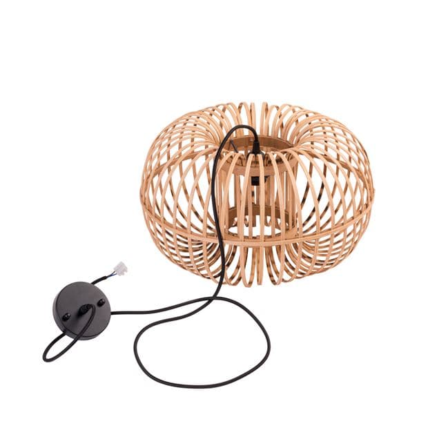 BALU Natural suspension lamp H 25 cm - Ø 43 cm - best price from Maltashopper.com CS648620