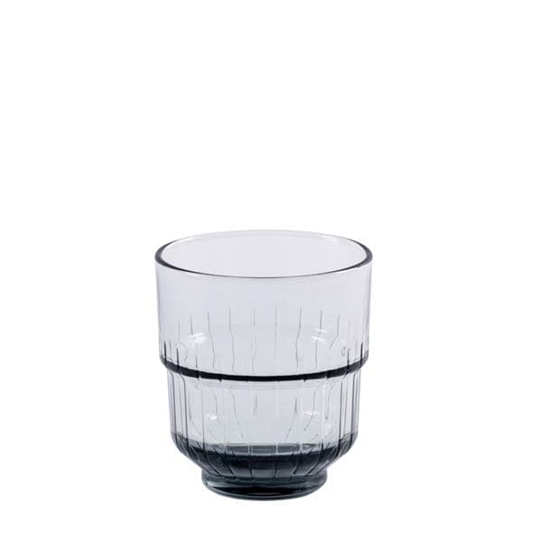 LINQ Gray glass H 9.8 cm - Ø 8.8 cm - best price from Maltashopper.com CS660177
