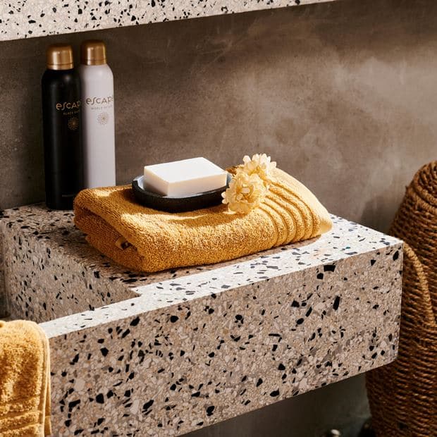 Casa BIO SOFT Yellow towel W 50 x L 100 cm