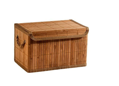 ZEN Storage basket with natural handles H 18 x W 29 x L 18 cm - best price from Maltashopper.com CS466382