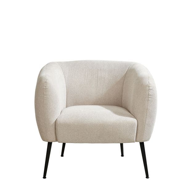 DAVI Antique white armchair H 71 x W 71 x D 75 cm - best price from Maltashopper.com CS647878