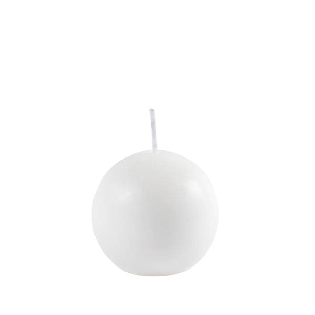 BOLA Ivory spherical candleØ 6 cm - best price from Maltashopper.com CS164335