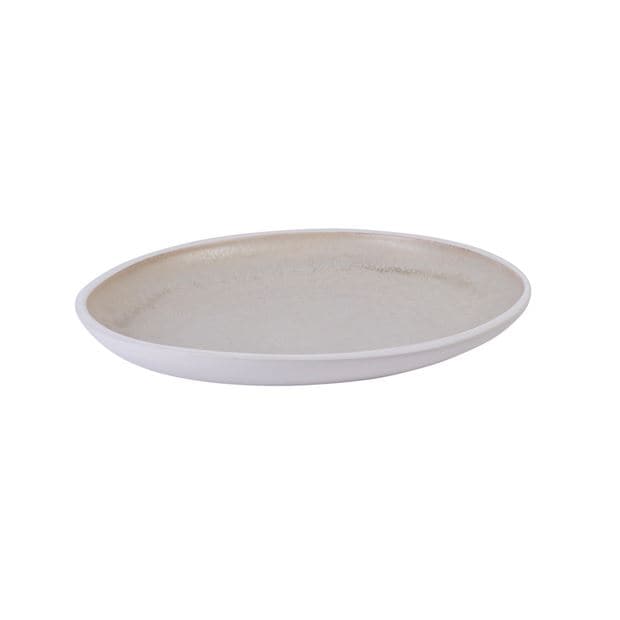 NORDIC White plate H 4,2 cm - Ø 35,4 cm - best price from Maltashopper.com CS632695