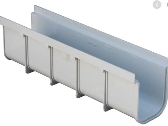 Rectangular Pvc Channel 130 X 50 X 75 Mm Grey | MaltaShopper ...