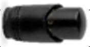 Bricocenter THERMOSTATIC HEAD 2TT-BB BLACK LIQUID SENSOR