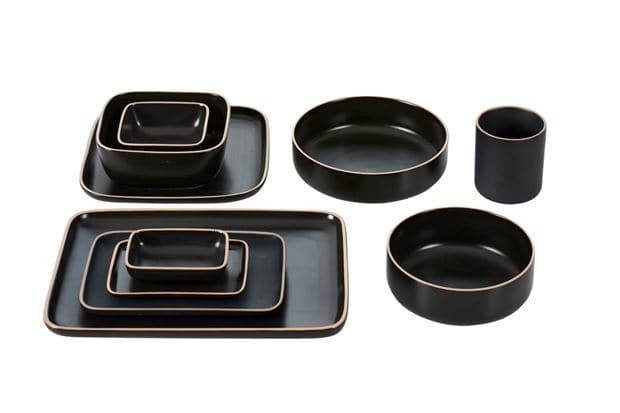 ELEMENTS Black bowl H 4.5 cm - Ø 10.2 cm - best price from Maltashopper.com CS617050