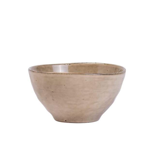 EARTH SAND Light brown bowl H 8 cm - Ø 14 cm - best price from Maltashopper.com CS618968