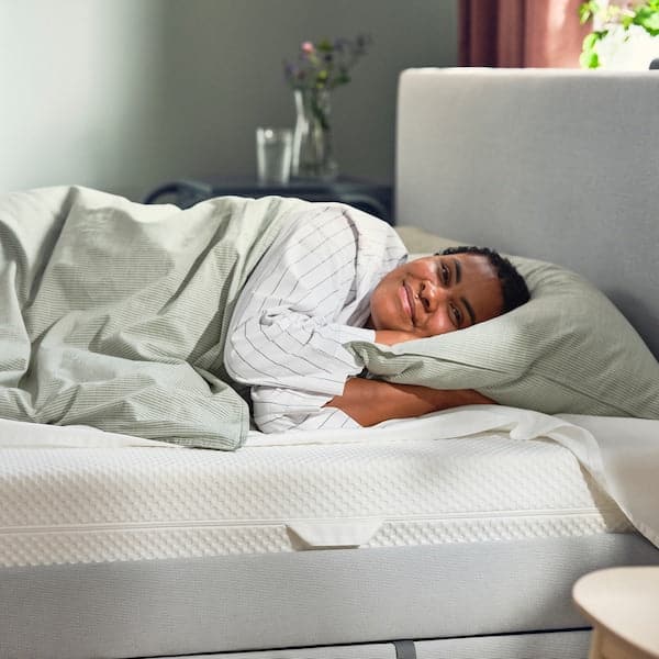 ÅBYGDA Foam mattress firm/white 140x200 cm , - best price from Maltashopper.com 00481462