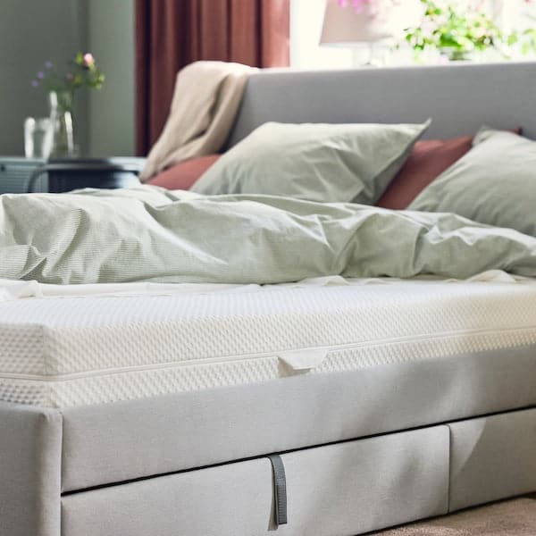 ÅBYGDA Foam mattress firm/white 90x200 cm , 90x200 cm - best price from Maltashopper.com 50481488