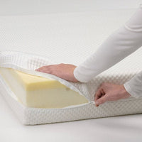 ÅBYGDA Foam mattress firm/white 160x200 cm , 160x200 cm - Premium Beds & Accessories from Ikea - Just €388.99! Shop now at Maltashopper.com