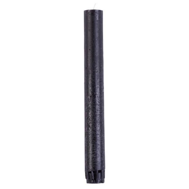 Casa RUSTIC Black candle H 25 cm - Ø 3 cm