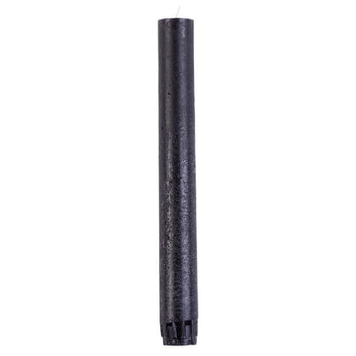 RUSTIC Black candle H 25 cm - Ø 3 cm