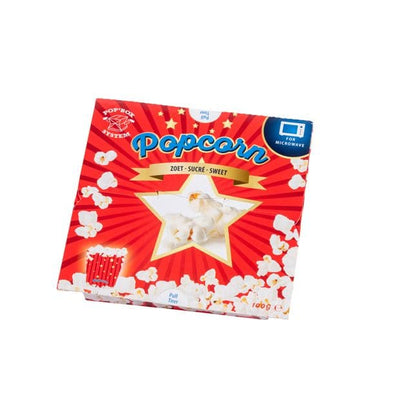 MICROPOP Popcorn for microwave oven multicolored H 2.5 x W 14.5 x D 14.5 cm - best price from Maltashopper.com CS658665