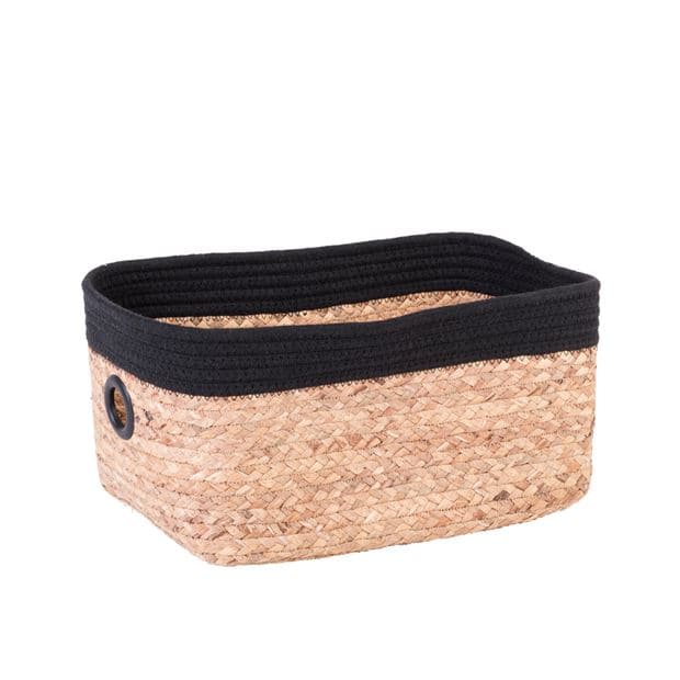 NATUREL Drawer black, natural H 18 x W 32 x D 25 cm - best price from Maltashopper.com CS633192