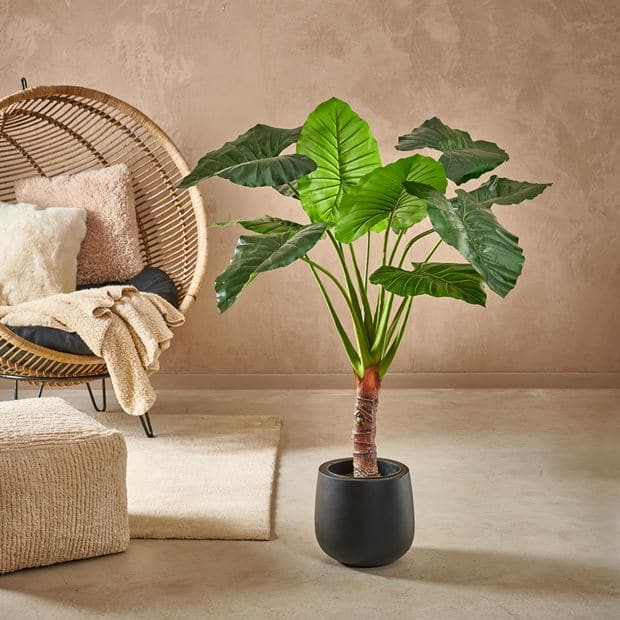 TARO Light green gigaro artificial plant H 130 x W 110 cm - best price from Maltashopper.com CS660933