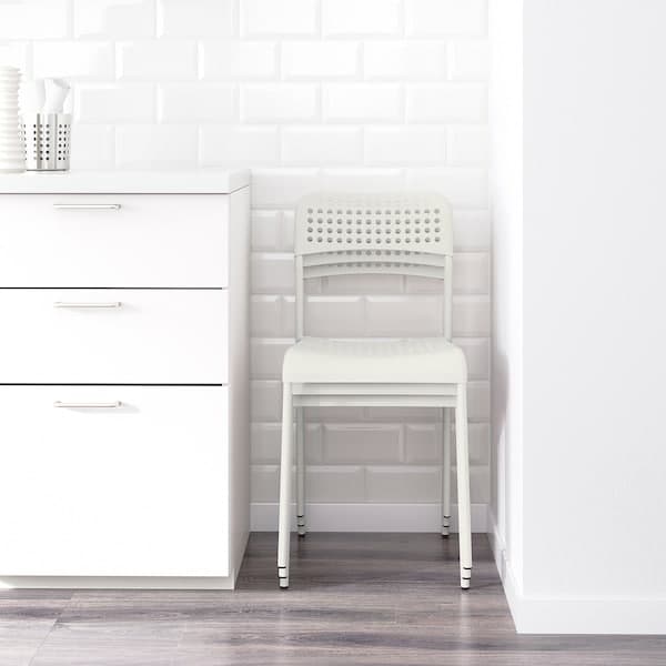 ADDE - Chair, white - best price from Maltashopper.com 10219178