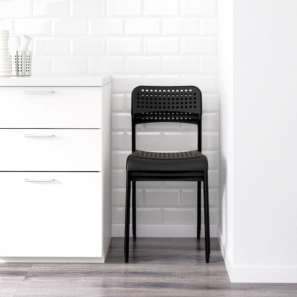 ADDE - Chair, black - best price from Maltashopper.com 90214285