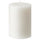 ADLAD scented pillar candle, Scandinavian Woods/white, 7 cm