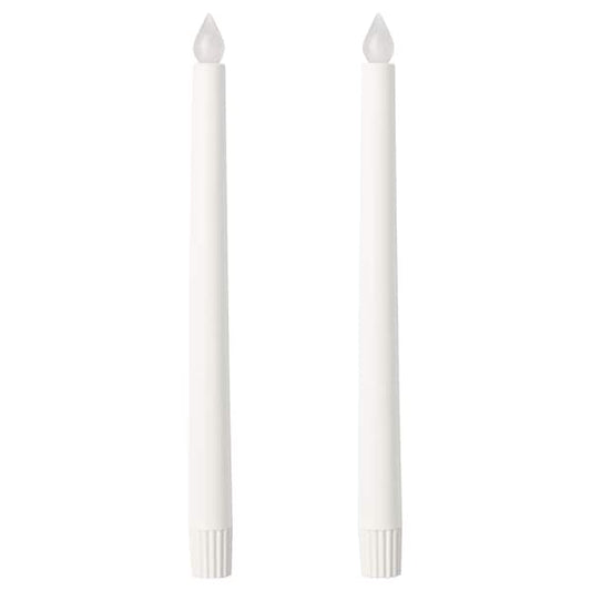 Ikea ÄDELLÖVTRÄD - LED candle, white/indoor, 28 cm
