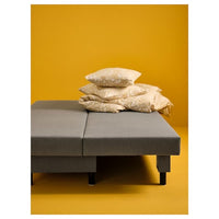 ÄLVDALEN - 3-seater sofa bed, Knisa grey-beige , - best price from Maltashopper.com 50530648
