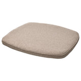 ÄLVGRÄSMAL chair pad, beige, 32.6/31.3x33x3 cm
