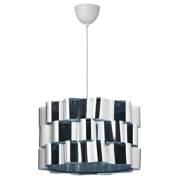 ÄLVSTARR / HEMMA - Pendant lamp, chrome effect, 51 cm