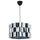 ÄLVSTARR / SUNNEBY - Pendant lamp, chrome effect, 51 cm