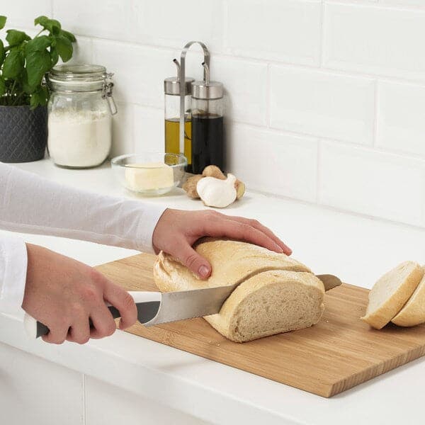 ÄNDLIG - 3-piece knife set, light grey/white - best price from Maltashopper.com 70257624