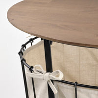 ÄNGESBYN - Storage table, black/pine light brown stained, 60 cm - best price from Maltashopper.com 30492275