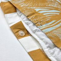 ÄNGLATRUMPET - Duvet cover and 2 pillowcases, light blue/yellow-brown , - best price from Maltashopper.com 80541042