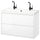 ÄNGSJÖN / BACKSJÖN - Washbasin/drawer/blender cabinet, glossy white,100x48x69 cm