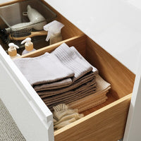 ÄNGSJÖN / BACKSJÖN - Washbasin/drawer/blender cabinet, glossy white,120x48x69 cm - best price from Maltashopper.com 19514009