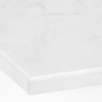 ÄNGSJÖN / BACKSJÖN - Washbasin/drawer/misc cabinet, glossy white/marble white effect,82x49x71 cm - best price from Maltashopper.com 89521389