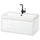 ÄNGSJÖN / BACKSJÖN - Washbasin/drawer/misc cabinet, glossy white,80x48x39 cm