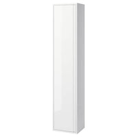 ÄNGSJÖN - High cabinet with door, high-gloss white, 40x35x195 cm - best price from Maltashopper.com 40535081