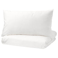 ÄNGSLILJA - Duvet cover and 2 pillowcases, white, 240x220/50x80 cm - best price from Maltashopper.com 70318552