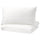 ÄNGSLILJA duvet cover and 2 pillowcases, white, 220x240 cm