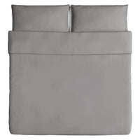 ÄNGSLILJA - Duvet cover and 2 pillowcases, grey, 240x220/50x80 cm - best price from Maltashopper.com 60318656
